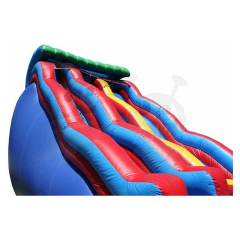 Rocket Inflatables SLIP N SLIDE 19'H Double Wave Double Lane Wet/Dry Slide by Rocket Inflatables 8'H Sun Arch Slip and Slide WetDry Pool Single Lane Rocket Inflatables