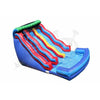 Image of Rocket Inflatables SLIP N SLIDE 19'H Double Wave Double Lane Wet/Dry Slide by Rocket Inflatables 8'H Sun Arch Slip and Slide WetDry Pool Single Lane Rocket Inflatables