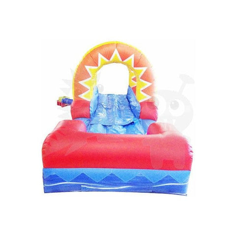 Rocket Inflatables SLIP N SLIDE 8'H Sun Arch Slip and Slide Wet/Dry with Pool Single Lane by Rocket Inflatables 781880232025 WAT-SSS18-SUN 8'H Sun Arch Slip and Slide WetDry Pool Single Lane Rocket Inflatables