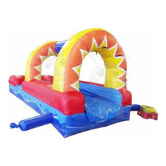 8'H Sun Arch Slip and Slide Wet/Dry with Pool Single Lane by Rocket Inflatables