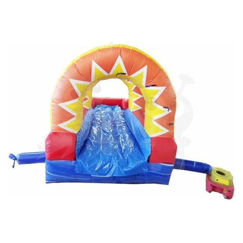 Rocket Inflatables SLIP N SLIDE 8'H Sun Arch Slip and Slide Wet/Dry with Pool Single Lane by Rocket Inflatables 781880232025 WAT-SSS18-SUN 8'H Sun Arch Slip and Slide WetDry Pool Single Lane Rocket Inflatables