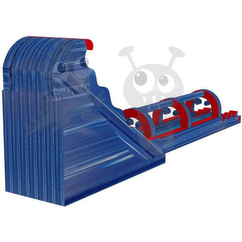 Rocket Inflatables Water Parks & Slides 22′H Tsunami Blue Marble Wet/Dry Slide with 36′ Slip ‘n Slide by Rocket Inflatables AT-TSU3218-SSS36
