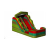 Image of Rocket Inflatables WET N DRY COMBOS 12′H Orange & Green Marble Red Trim Wet/Dry Slide – Single Lane by Rocket Inflatables 781880225683 WAT-2112-Fiesta 12′H Wet/Dry Slide–Single Lane Rocket Inflatables SKU# WAT-2112-Fiesta