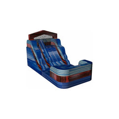 Rocket Inflatables WET N DRY COMBOS 12′H Red/White/Blue Marble Wet/Dry Slide – Single Lane by Rocket Inflatables 781880223924 WAT-2112-Patriot 12′H Red/White/Blue Marble Wet/Dry Slide – Single Lane by Rocket Inflatables SKU# WAT-2112-Patriot
