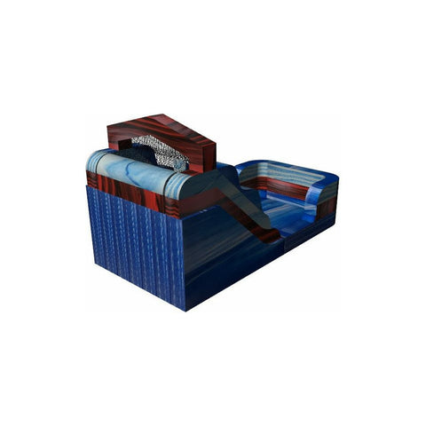 Rocket Inflatables WET N DRY COMBOS 12′H Red/White/Blue Marble Wet/Dry Slide – Single Lane by Rocket Inflatables 781880223924 WAT-2112-Patriot 12′H Red/White/Blue Marble Wet/Dry Slide – Single Lane by Rocket Inflatables SKU# WAT-2112-Patriot