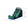 Image of Rocket Inflatables WET N DRY COMBOS 14′H Green Splash Wet/Dry Slide – Single Lane by Rocket Inflatables 781880225720 WAT-2314-Green Splash