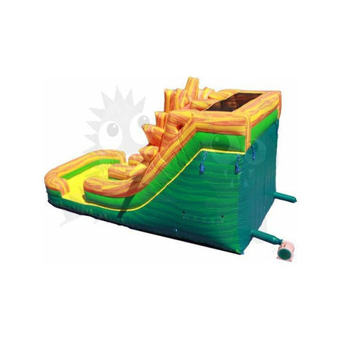 Rocket Inflatables WET N DRY COMBOS 15'H Junior Sun Double Lane Commercial Water Slide by Rocket Inflatables 781880232049 WAT-SUN2715 15'H Junior Sun Double Lane Commercial Water Slide Rocket Inflatables