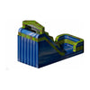 Image of Rocket Inflatables WET N DRY COMBOS 16′H Blue Marble w/Orange Marble Trim Wet/Dry Slide – Single Lane by Rocket Inflatables 781880225799 WAT-2416 16′H Marble Wet/Dry Slide Single Lane Rocket Inflatables SKU#WAT-2416