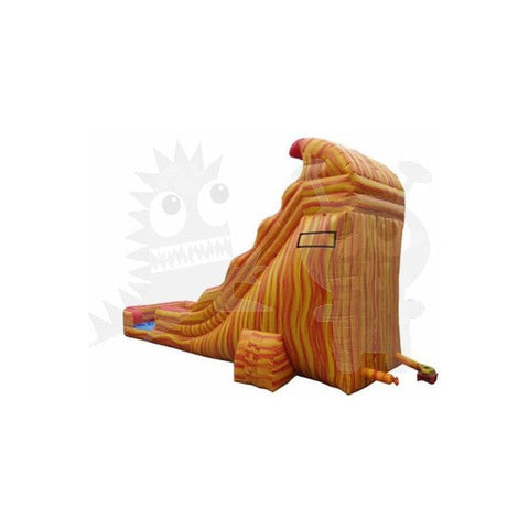Rocket Inflatables WET N DRY COMBOS 22′H Lava Rush Orange Marble Wet/Dry Slide by Rocket Inflatables 781880232087 WAT-TSU35122-ORGMAR