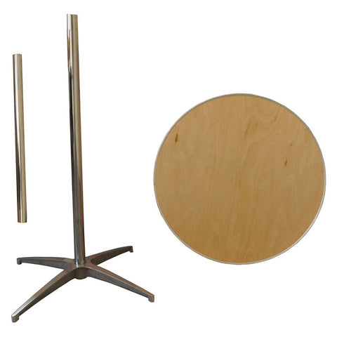 30" Round Wood Cocktail/Bistro Table Sale