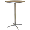 Image of 30" Round Wooden Cocktail/Bistro Table