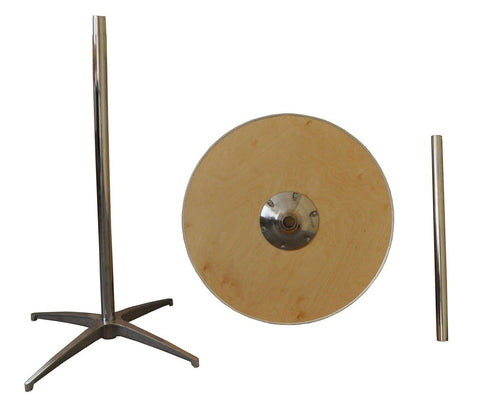 3-foot round wood cocktail/bistro table for sale