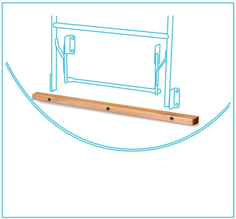Replacement Wood Runner for 60" Round / 7.25' Serpentine Folding Tables