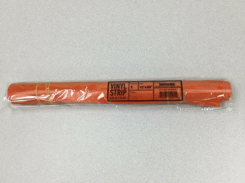 Moose Supply Solid Orange Vinyl Strip 12" x 60"
