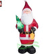 6' Mixed Media Santa Claus by Gemmy Inflatables
