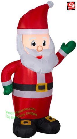 4' Gemmy AirBlown Inflatable Santa Claus