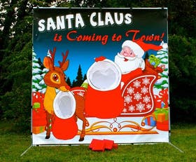 Santa Claus is Coming To Town Interactive Carnival Frame Game