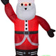 6' Gemmy Airblown Inflatable Santa Claus Waiving