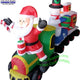 7' Christmas Train w/ Santa & Snowman