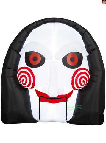 6' Gemmy Airblown Inflatable Halloween Giant SAW Billy the Puppet Head