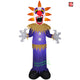 5' Gemmy Airblown Inflatable Halloween Scary Circus Clown