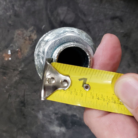 Sectional Pole Tent Center Pole Pin Flange for 30' to 60' Section Pole Tents