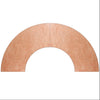 Image of 7.25 Foot Serpentine Wood Folding Table