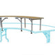 Inner Bar Top Riser for 7.25 Foot Serpentine Folding Table