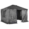 Image of Shelterlogic Canopies & Gazebos 10 ft. x 10 ft. Grey Universal Winter Gazebo Cover by Shelterlogic 781880200857 135-9166361