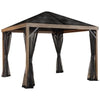 Image of Shelterlogic Canopies & Gazebos 10 ft x 10 ft x 9 ft Sojag Sanibel Gazebo by Shelterlogic