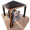 Shelterlogic Canopies & Gazebos 10 ft x 10 ft x 9 ft Sojag Sanibel Gazebo by Shelterlogic