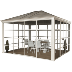 Shelterlogic Canopies & Gazebos 10 ft. x 12 ft. Sojag Striano Screen House by Shelterlogic 10 ft. x 12 ft. Cambridge Hardtop Gazebo by Shelterlogic 500-9161267