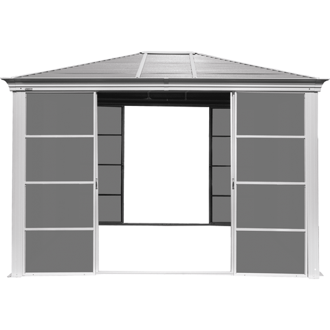 Shelterlogic Canopies & Gazebos 10 ft. x 12 ft. Sojag Striano Screen House by Shelterlogic 10 ft. x 12 ft. Cambridge Hardtop Gazebo by Shelterlogic 500-9161267