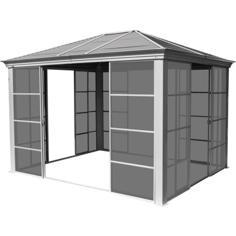 Shelterlogic Canopies & Gazebos 10 ft. x 12 ft. Sojag Striano Screen House by Shelterlogic 10 ft. x 12 ft. Cambridge Hardtop Gazebo by Shelterlogic 500-9161267