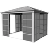 Image of Shelterlogic Canopies & Gazebos 10 ft. x 12 ft. Sojag Striano Screen House by Shelterlogic 10 ft. x 12 ft. Cambridge Hardtop Gazebo by Shelterlogic 500-9161267