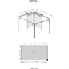 Image of Shelterlogic Canopies & Gazebos 10 ft. x 14 ft. Gray Curtains for Meridien Gazebo by Shelterlogic 781880250043 135-9163766