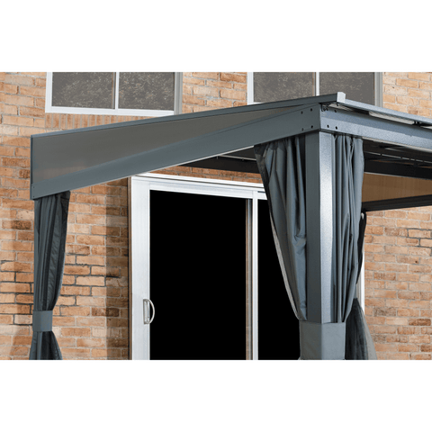 Shelterlogic Canopies & Gazebos 10 ft. x 8 ft. Sojag Pompano Wall Gazebo by Shelterlogic 500-9167559 10 ft. x 8 ft. Sojag Pompano Wall Gazebo by Shelterlogic 