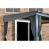 Image of Shelterlogic Canopies & Gazebos 10 ft. x 8 ft. Sojag Pompano Wall Gazebo by Shelterlogic 500-9167559 10 ft. x 8 ft. Sojag Pompano Wall Gazebo by Shelterlogic 