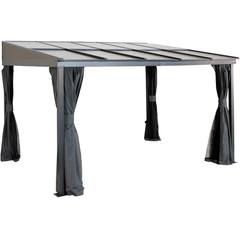 10 ft. x 8 ft. Sojag Pompano Wall Gazebo by Shelterlogic