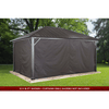 Image of Shelterlogic Canopy & Gazebo Accessories 10 ft. x 14 ft. Brown Curtains for Genova Gazebo by Shelterlogic 781880200475 135-9163889