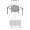 Image of Shelterlogic Canopy & Gazebo Accessories 10x12 ft. Curtains for Moreno Gazebo by Shelterlogic 772830163810 135-9163810 10x12 ft. Curtains for Moreno Gazebo by Shelterlogic SKU# 135-9163810