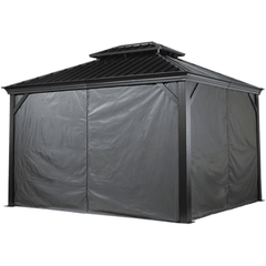 Shelterlogic Canopy & Gazebo Accessories 10x12 ft. Curtains for Moreno Gazebo by Shelterlogic 772830163810 135-9163810 10x12 ft. Curtains for Moreno Gazebo by Shelterlogic SKU# 135-9163810