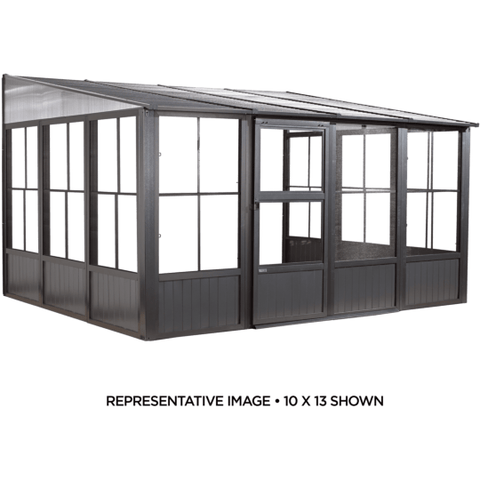 Shelterlogic Canopy & Gazebo Frames 10 ft. x 10 ft. Sojag Charleston Wall Solarium by Shelterlogic 440-9164985 10 ft. x 10 ft Sojag Charleston Wall Solarium Shelterlogic 440-9164985