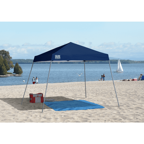 Shelterlogic Canopy Tent 10 ft. x 10 ft. Midnight Blue Expedition EX64 Slant Leg Pop-Up Canopy by Shelterlogic 781880281306 160716DS 10x10 ft Midnight Blue Expedition Slant Leg Pop-Up Canopy Shelterlogic