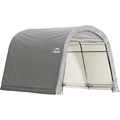 Shelterlogic Canopy Tent 10 x 10 x 8 ft Roundtop Gray Shed-in-a-Box by Shelterlogic 677599704352 70435 10 x 10 x 8 ft Roundtop Gray Shed-in-a-Box by Shelterlogic SKU# 70435