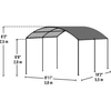 Image of Shelterlogic Canopy Tent 10 x 18 ft. Monarc Gazebo Canopy by Shelterlogic 677599258824 25882 10 x 18 ft. Monarc Gazebo Canopy by Shelterlogic SKU# 25882