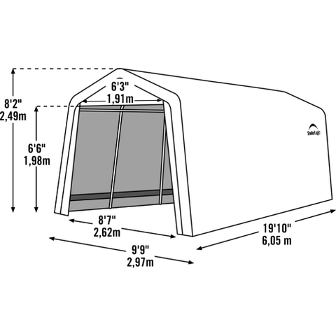 Shelterlogic Canopy Tent 10 x 20 ft. AutoShelter by Shelterlogic 677599626807 62680 10 x 20 ft. AutoShelter by Shelterlogic SKU# 62680