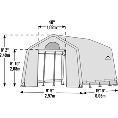 10 x 20 ft. GrowIT Greenhouse-in-a-Box Peak Greenhouse by Shelterlogic