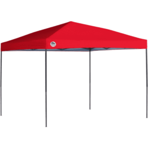 Shelterlogic Canopy Tents & Pergolas 10 ft. x 10 ft. Red Shade Tech ST100 Straight Leg Pop-Up Canopy by Shelterlogic 085955076577 157377DS 10 ft. x 10 ft. Red Shade Tech ST100 Straight Leg Pop-Up Canopy