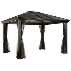 Shelterlogic Canopy Tents & Pergolas 10 ft. x 12 ft. Cambridge Hardtop Gazebo by Shelterlogic 772830161267 500-9161267 10 ft. x 12 ft. Cambridge Hardtop Gazebo by Shelterlogic 500-9161267